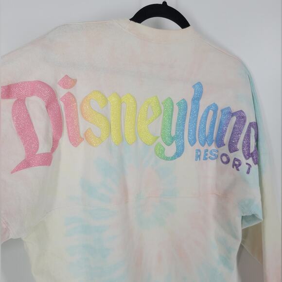 Disney Cotton Candy Tie Dye Rainbow Crewneck Spririt Jersey S - Picture 8 of 9